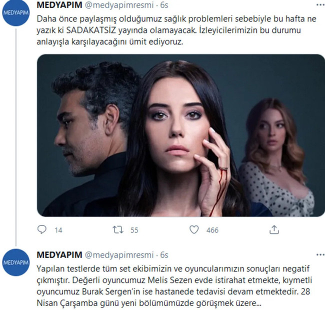 Sadakatsiz dizisinde deprem! Çekimler apar topar durduruldu - Resim : 1