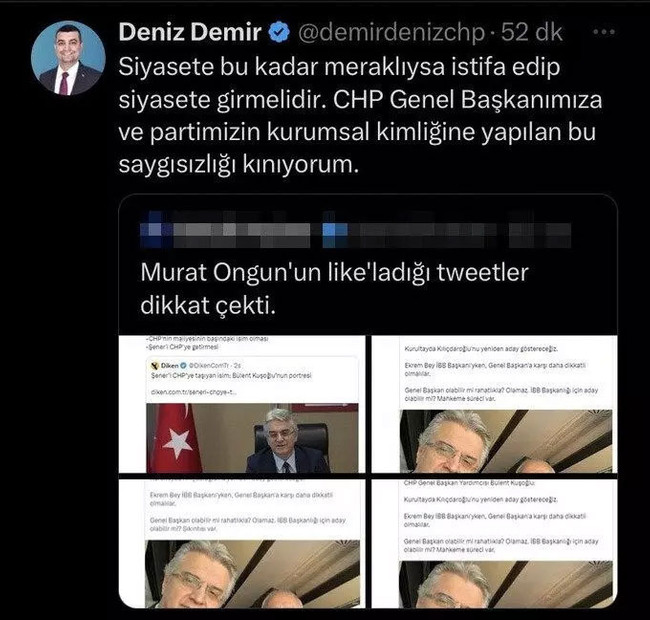 Kılıçdaroğlu cephesinden Murat Ongun’a tepki - Resim : 1