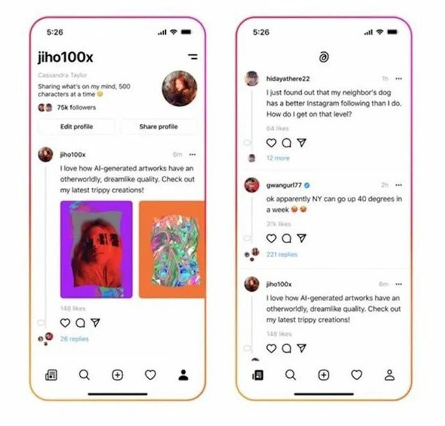 Facebook’un sahibi olan Meta’dan Twitter’a rakip platform! - Resim : 1