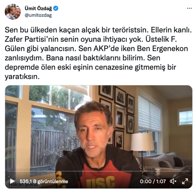 Ümit Özdağ gece yarısı FETÖ’cülerle kapıştı! Muharrem İnce de dahil oldu… - Resim : 1