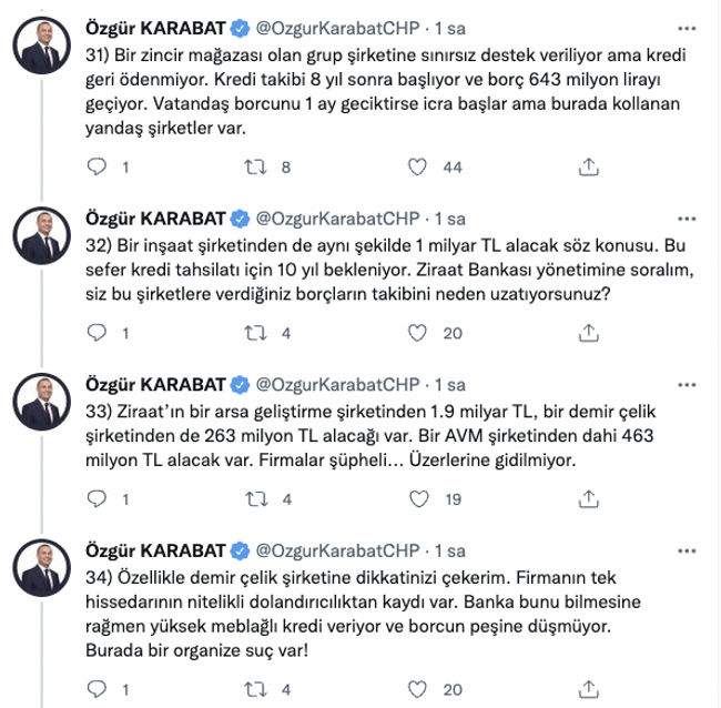 CHP'li Özgür Karabat'tan gündemi sarsacak Ziraat Bankası ve Demirören iddiaları! - Resim : 8