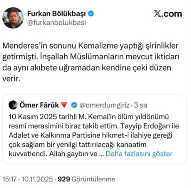 AK Partili Furkan Bölükbaşı gözaltına alındı! ‘Cumhurbaşkanı'na suikast ve tehdit…’ - Resim : 1