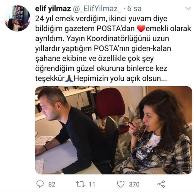Posta Gazetesi'nden 24 yıl sonra gelen ayrılık! Hangi üst düzey isim veda etti? - Resim : 1