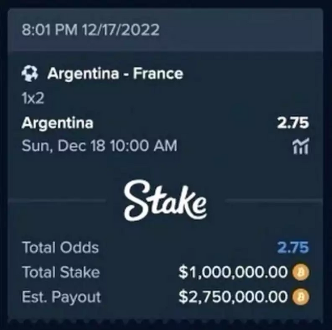 Arjantin-Fransa maçı hayal kırıklığı oldu! Bahis yapan Drake, 1 milyon dolar kaybetti - Resim : 1