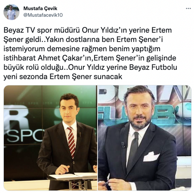 Ertem Şener, Beyaz TV'de yeniden spor müdürlüğüne mi getirildi? Deneyimli spikerden iddialara yanıt - Resim : 1