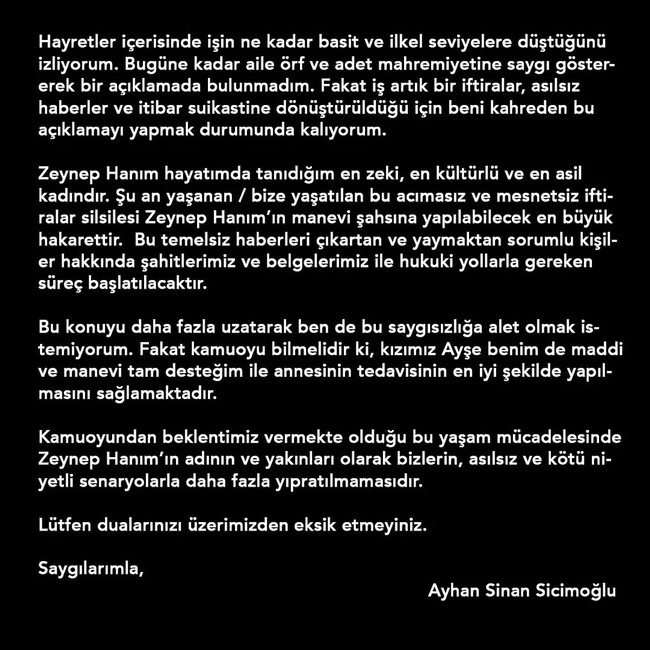 Ünlü sunucu Ayhan Sicimoğlu 'hasta eşini terk etti' iddiaları için konuştu! - Resim : 2