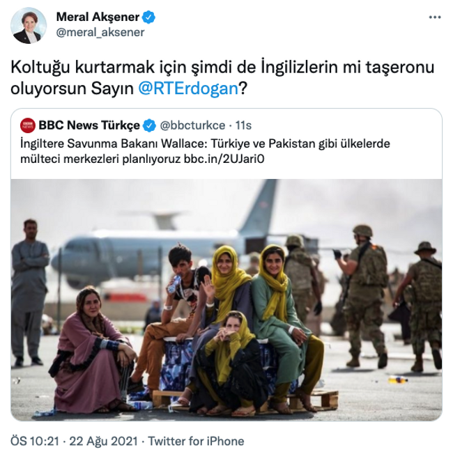 Meral Akşener’den Erdoğan’a sert sözler! ‘Koltuğunu kurtarmak için...’ - Resim : 1