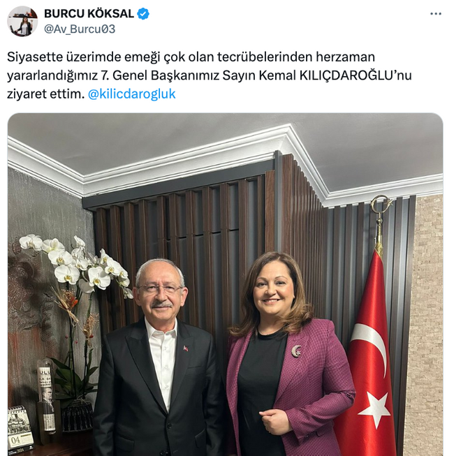 ‘DEM’ çıkışı gündem olmuştu: Burcu Köksal’ın ilk ziyareti dikkat çekti! ‘Üzerimde emeği çok…’ - Resim : 1