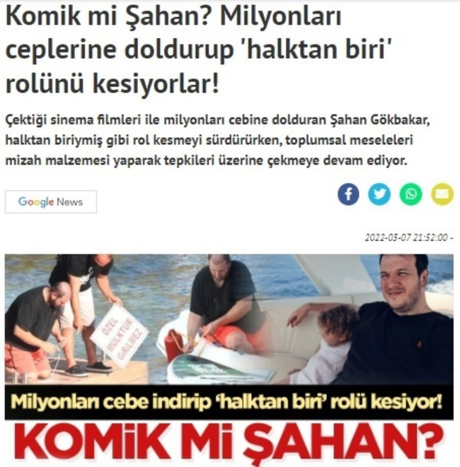 Şahan Gökbakar'dan, kendisini hedef alan Yeni Akit'e sert tepki: 'Allah akıl versin!' - Resim : 1