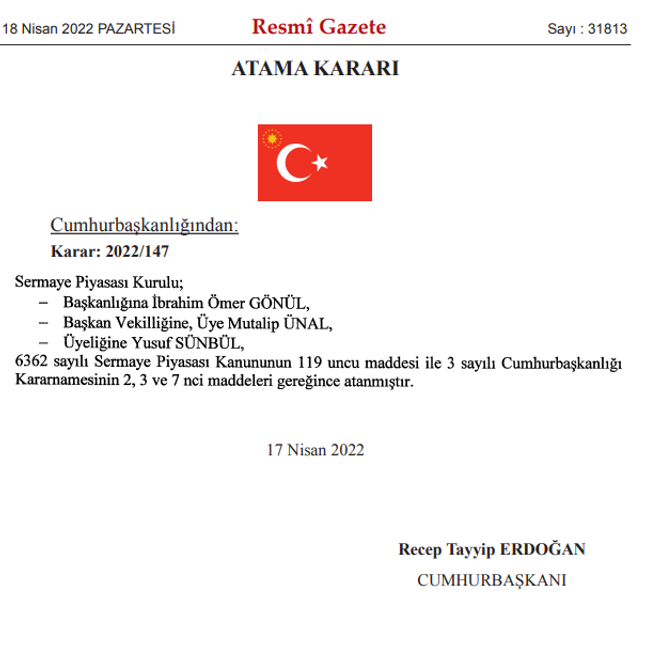 Erdoğan’dan gece yarışı flaş görevden alma ve atama kararı! Resmi Gazete’de yayımlandı… - Resim : 1