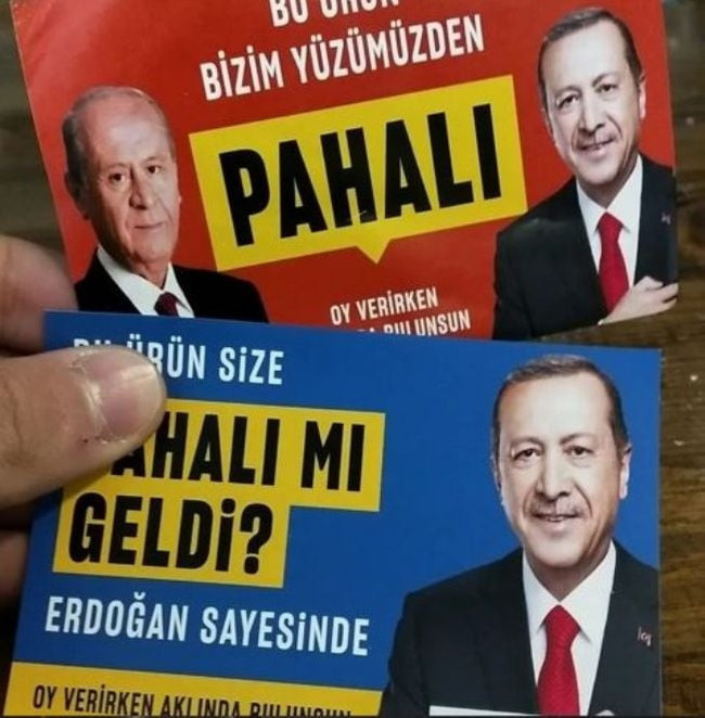 'Pahalılık Erdoğan sayesinde' etiketlerinin tasarımcısı Mahir Akkoyun serbest bırakıldı - Resim : 1