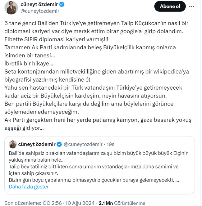 Furkan Bölükbaşı bu kez Cüneyt Özdemir'i hedef aldı: "Operasyon aparatı zavallı bir trol..." - Resim : 2