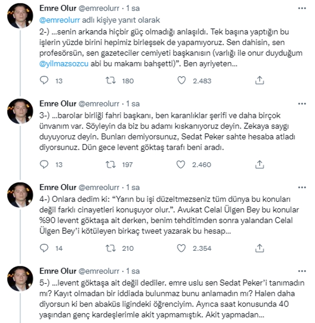Sedat Peker'den yeni Levent Göktaş açıklaması! "Beni aradılar..." - Resim : 2