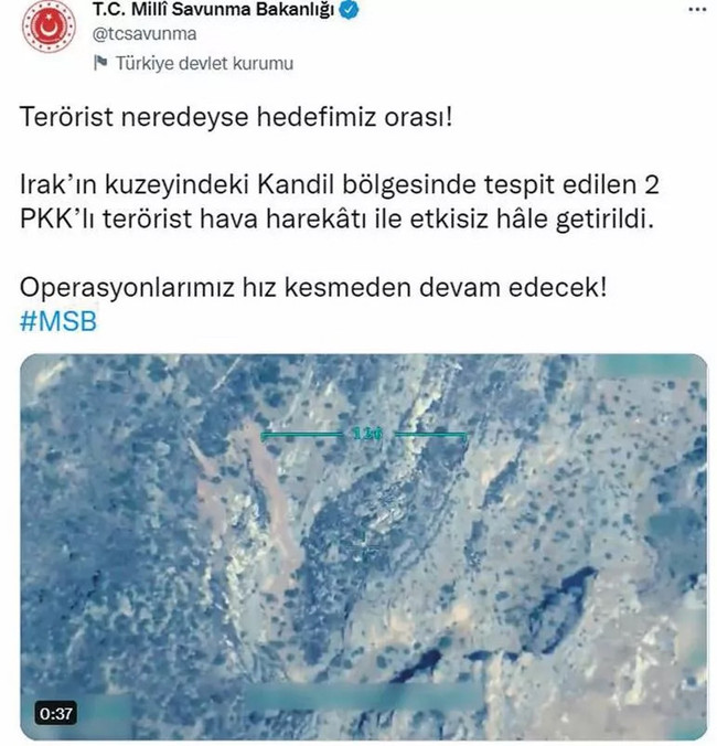 Kandil'e SİHA'yla nokta operasyon! - Resim : 1