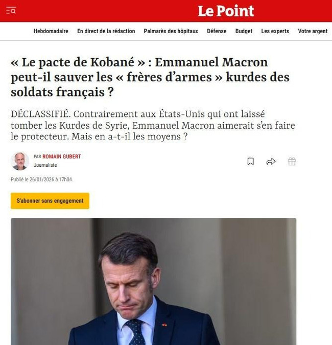 Şara'nın hareketi sonrası Macron çılgına döndü: Suriye-Fransa hattında tansiyon yüksek - Resim : 1