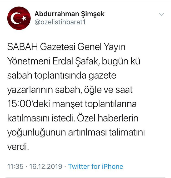 Sabah Gazetesi'nde flaş gelişme! Erdal Şafak neden geri döndü? - Resim : 1