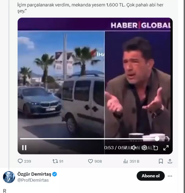 Hayat pahalılığını eleştiren Hakan Ural'a Ekonomist Özgür Demirtaş'tan bomba gönderme - Resim : 1