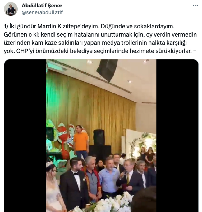 Abdüllatif Şener, halay çekip eleştirilere yanıt verdi! Belediye seçimlerine dikkat çekti… - Resim : 1