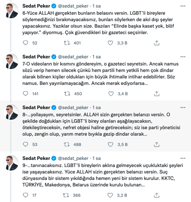 Sedat Peker'den 'müstehcen video' açıklaması: "Açık filmlerde bile böyle sahneler görmedim" - Resim : 3