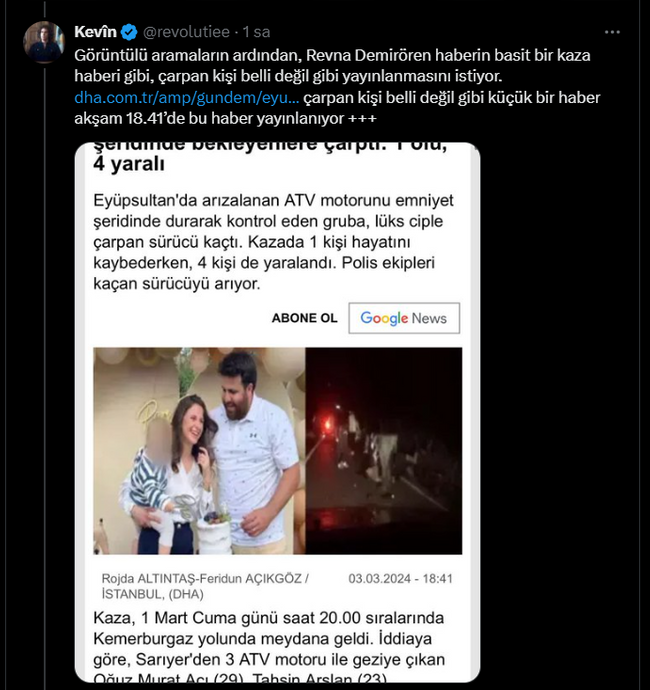 Demirören'in şoföründen DHA muhabirine: Eylem Tok ve oğluyla ilgili haberi yayınlama - Resim : 5