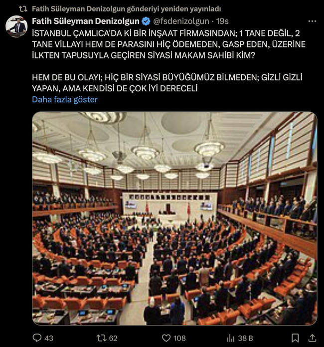 Eski AKP'li vekilden genel merkeze "ihbar": İki villayı bedavaya alan siyasetçi kim - Resim : 1