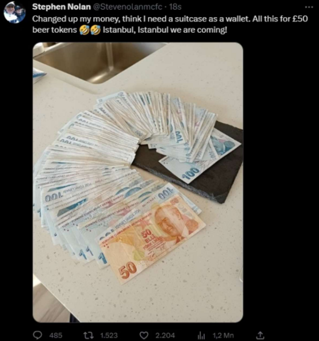 Kupa finali için gelen turistten olay paylaşım! 1 milyondan fazla görüntülendi - Resim : 2