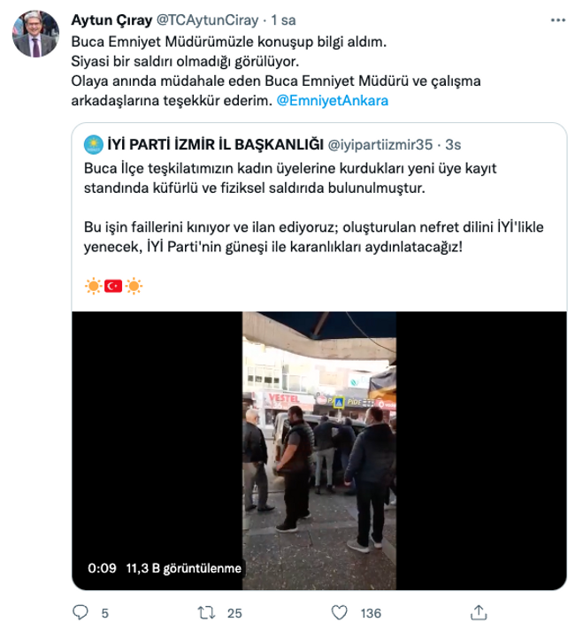 İzmir'de İYİ Partili kadınlara saldırı - Resim : 1