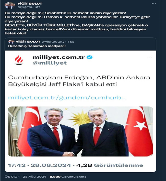 Yiğit Bulut ‘ayar’ vermişti! Babiali’nin çınarı Milliyet nereye koşuyor? - Resim : 2