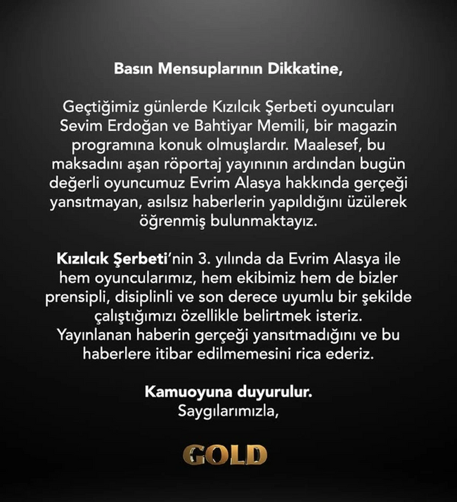 Evrim Alasya'ya 'Kızılcık Şerbeti'nin yapımcısı sahip çıktı - Resim : 3