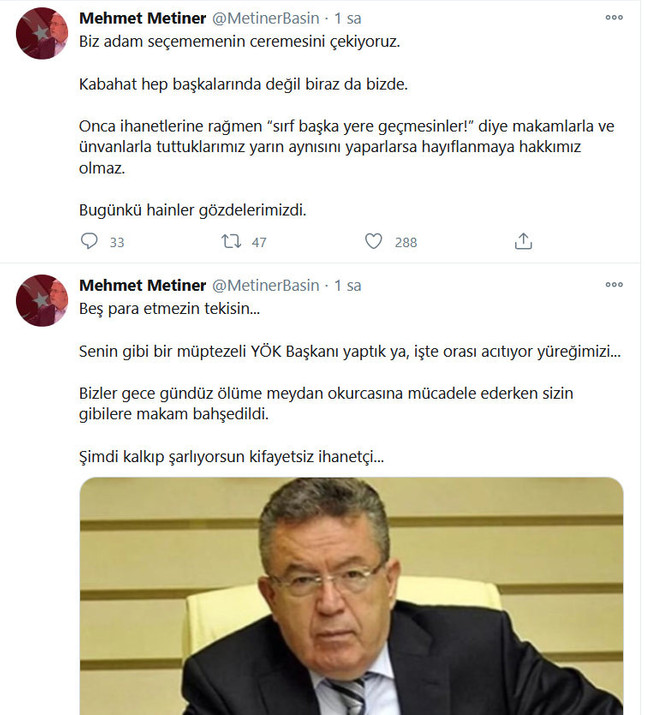AK Partili Mehmet Metiner'in hedefinde kim var? "5 para etmez müptezelsin! Sana makam verdik!" - Resim : 1