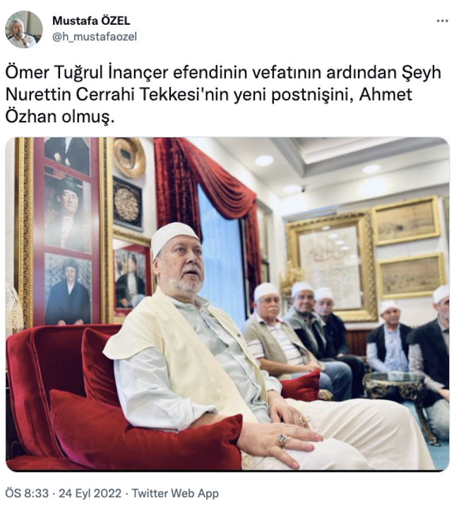 Ses sanatçısı Ahmet Özhan o tarikatın yeni lideri oldu! - Resim : 2