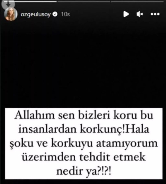 Özge Ulusoy "Tehdit ediliyorum" deyip mesajları ifşa etti - Resim : 2