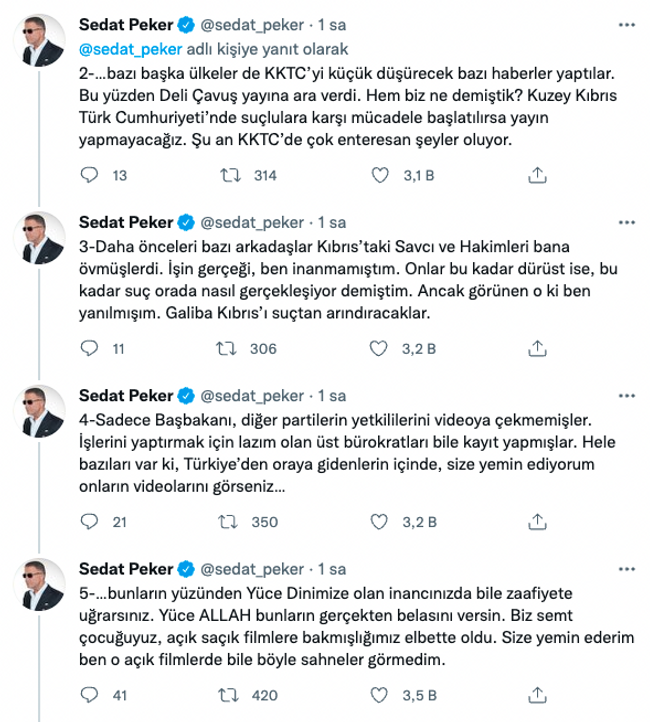 Sedat Peker'den 'müstehcen video' açıklaması: "Açık filmlerde bile böyle sahneler görmedim" - Resim : 2