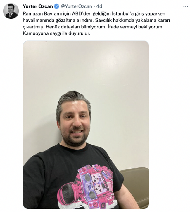 Gözaltına alınmıştı: CHP ABD Temsilcisi Yurter Özcan hakkında karar - Resim : 1