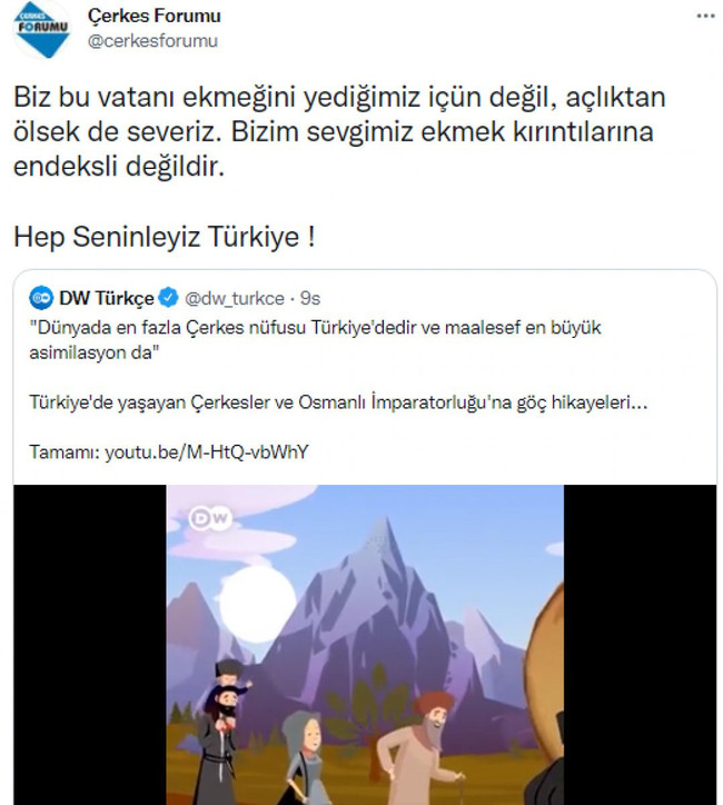 Deutsche Welle'den skandal paylaşım! Çerkesler'den sert tepki! - Resim : 3