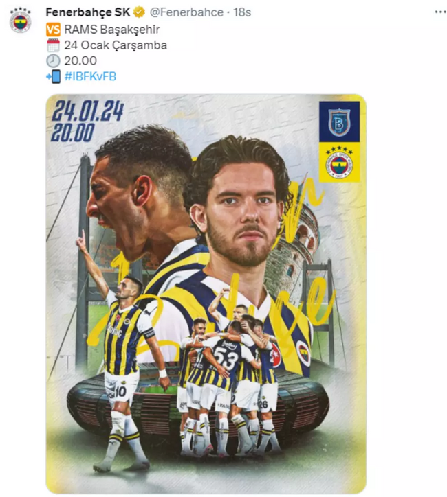 Fenerbahçe'den tepkilere yol açan Fatih Terim paylaşımı - Resim : 1