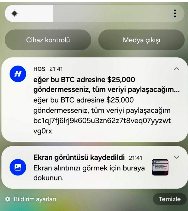 HGS uygulamasına 'siber saldırı' HGS mesaj atma sistemine sızıntı oldu! - Resim : 1