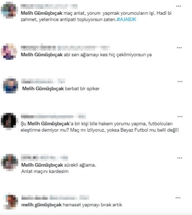 Ajax-Beşiktaş maçının spikeri Melih Gümüşbıçak'a tepki yağıyor! - Resim : 1