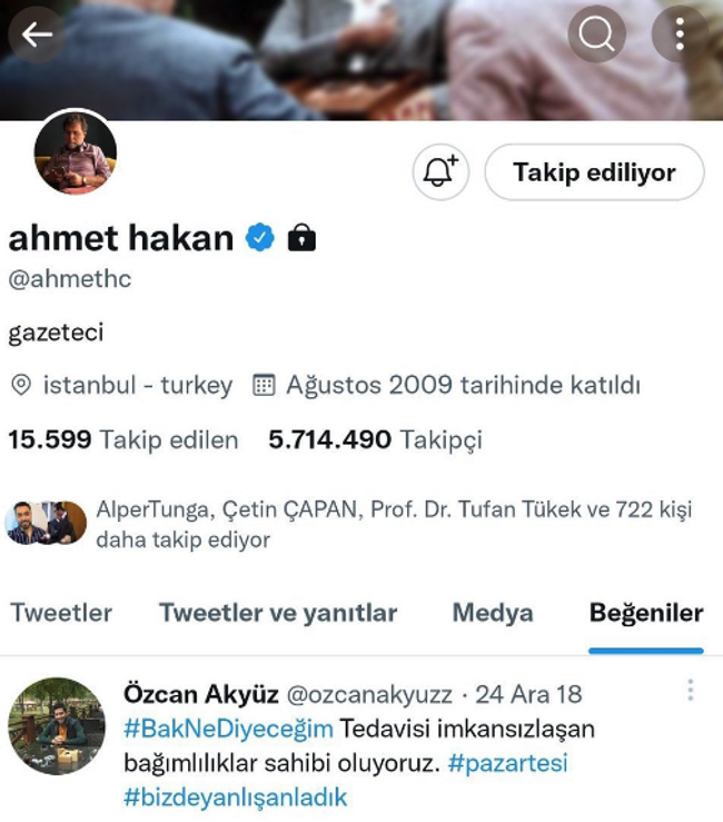 Ahmet Hakan’ın cinsel içerikli video beğenisi olay oldu! Yeniçağ fena ti’ye aldı… - Resim : 2