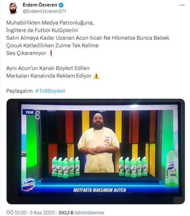 İsmailağa Cemaati’nden Acun Ilıcalı'ya boykot çağrısı! ‘Bunca bebek katledilirken…’ - Resim : 1
