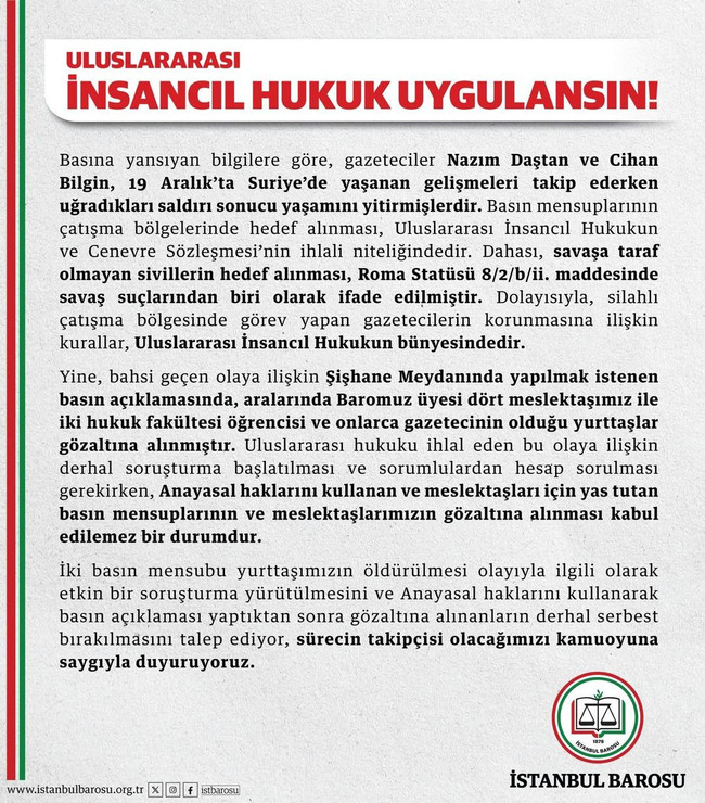 İstanbul Baro Başkanı ve yönetim kurulu hakkında 'terör' soruşturması başlatıldı! - Resim : 1