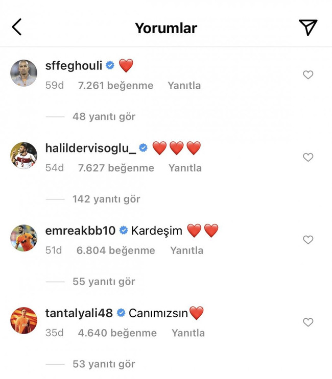 Kerem Aktürkoğlu'nun paylaşımına takım arkadaşlarından destek - Resim : 3