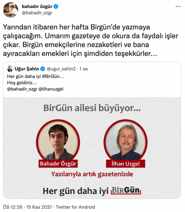 BirGün Gazetesi’ne yeni köşe yazarları! Hangi isimlerle anlaşma sağlandı? - Resim : 1