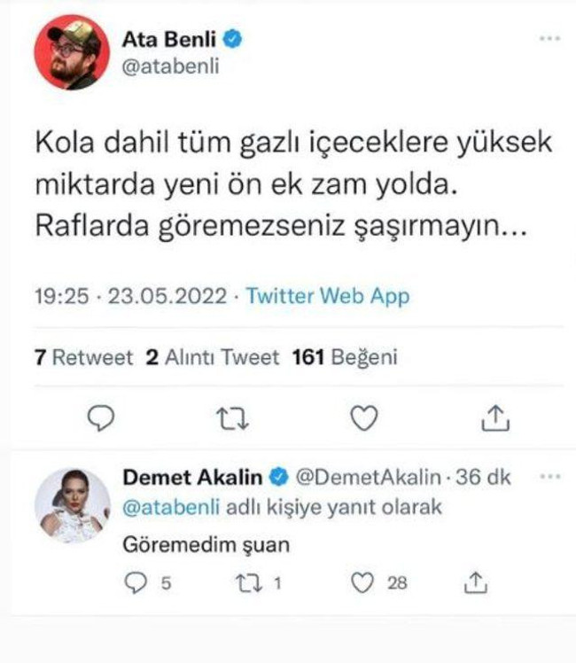 Demet Akalın'ın kola isyanı! "Zam gelecek saklıyorlar" - Resim : 1