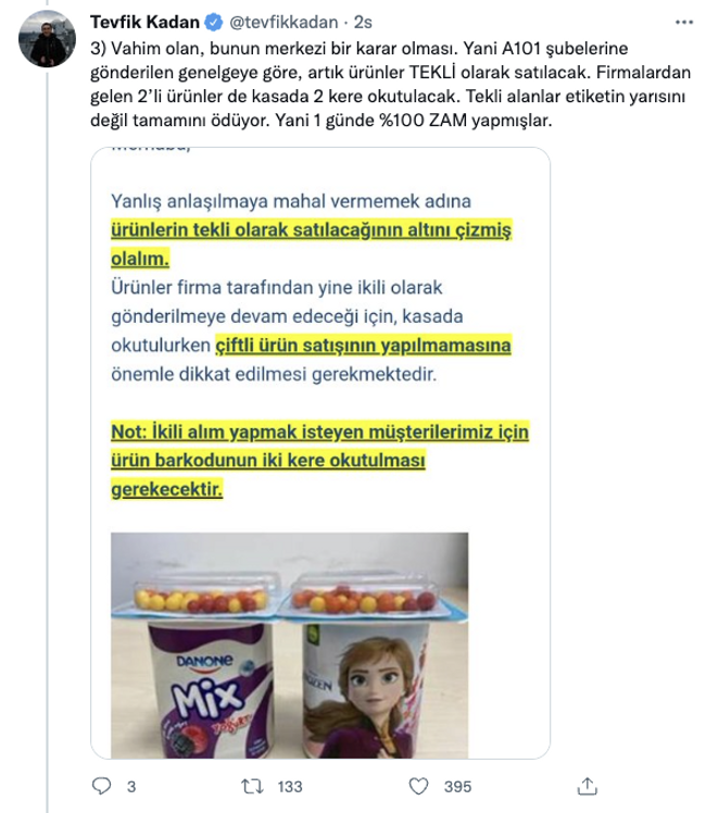 A101 marketlerindeki fiyat oyunu ortaya çıktı! "Yeni bir dolandırıcılık yöntemi" - Resim : 6