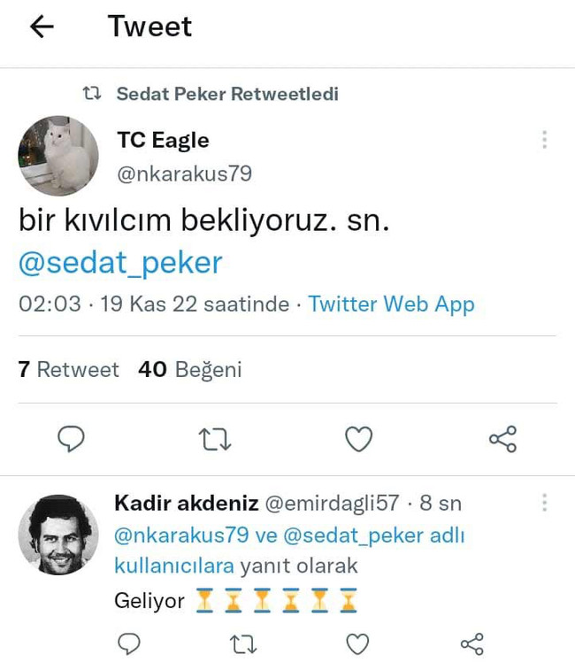 Sedat Peker aylar süren sessizliğini bozdu! Önce paylaştı, sonra hızla sildi… - Resim : 3