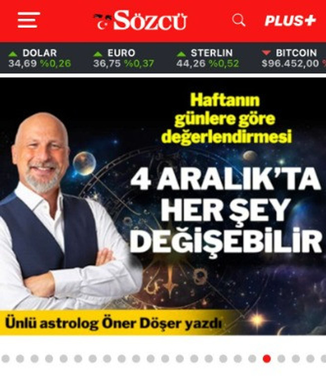 Sözcü yazarı Öner Döşer'in deprem tahminlerinde 'ya tutarsa' taktiği! - Resim : 1