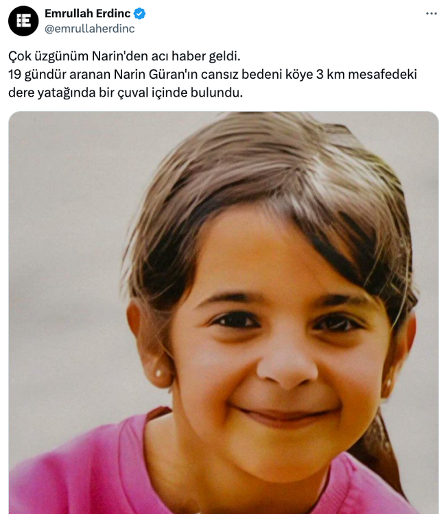 8 yaşındaki Narin’in cansız bedeni bulundu! Bakan Yerlikaya duyurdu… - Resim : 3