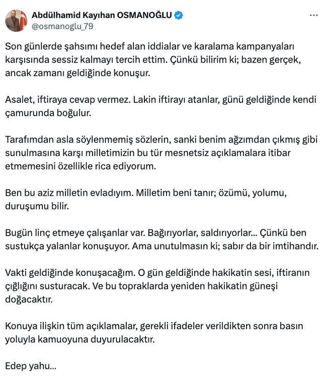 Abdülhamid’in sahte diplomalı torunundan ‘asalet’ açıklaması! Sessizliğini bozdu… - Resim : 2