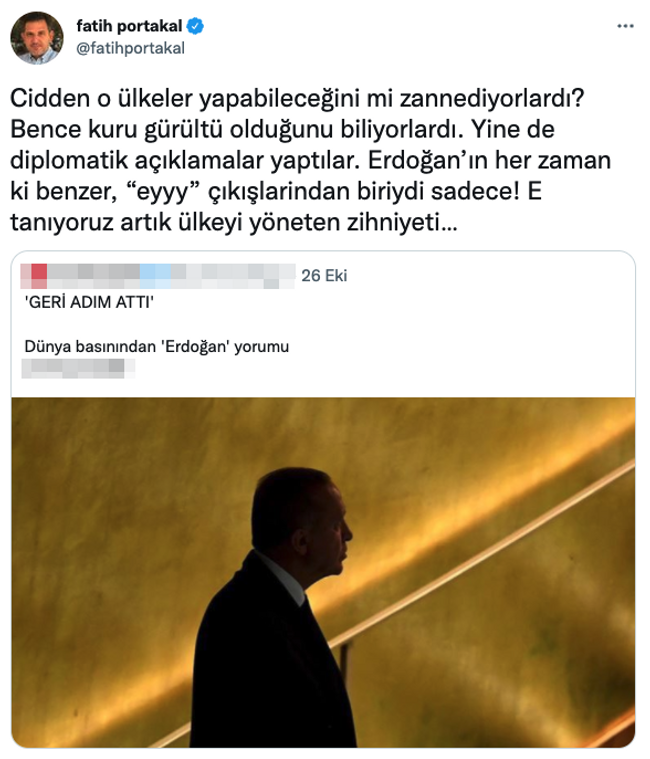 Fatih Portakal’dan dikkat çeken Erdoğan yorumu!  ‘E tanıyoruz artık...’ - Resim : 1